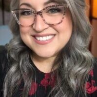 GillVOH-480x724 Gill looking at the camera with a black and red patterned top